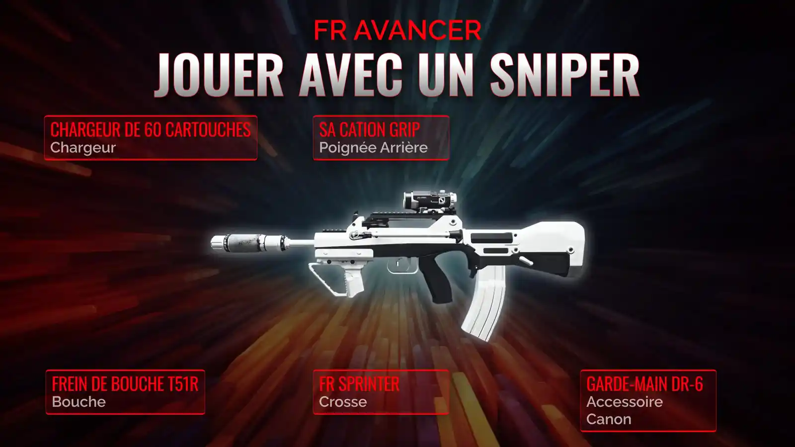 FR Avancer en Force : Guide Complet sur la Meilleure Classe de Soutien  Sniper