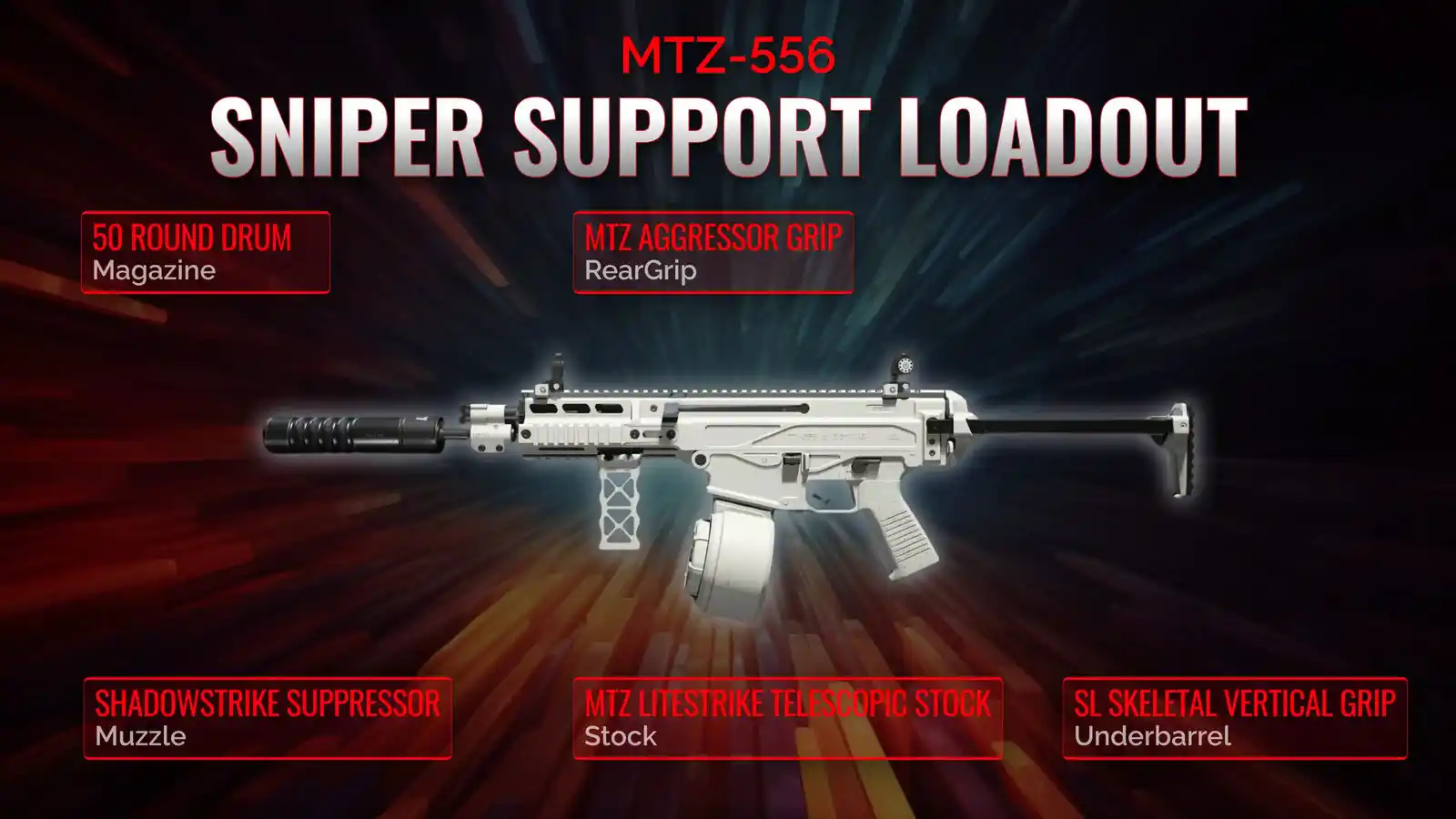 Crafting Victory with MTZ-556: The Sniper Support Loadout Guide